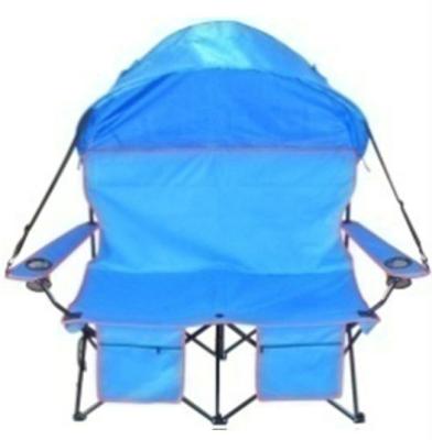 China Fishing Double Folding Chair Beach Chair , Camping Chair With Canopy for sale