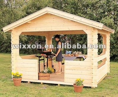 China Wood& Asphalt Tile Wooden Gazebos for sale