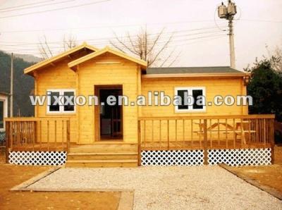 China Hotel Luxury Prefab Wooden House for sale