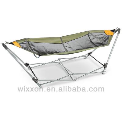 China Outdoor Furniture Portable Hammock, Folding Hammock, Outdoor Folding&Portable Hammock With Steel Stand, Sling Bed&Canopy for sale