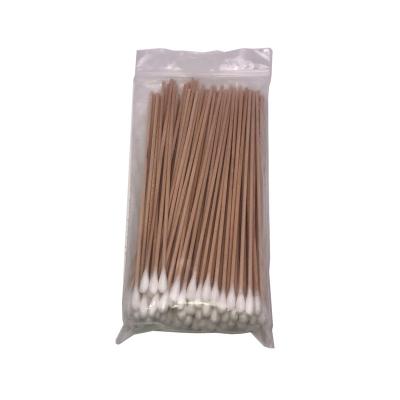 China Personal Beauty Care Daily Used Single Head Bamboo Cotton Buds For Cleaning for sale