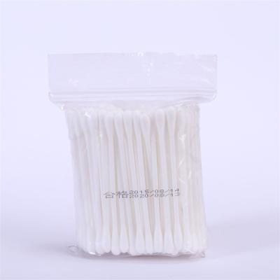 China Wholesale Plastic Travel Cotton Swab OEM ODE Children's Products Factory Supply Cotton Cleaning Swab for sale