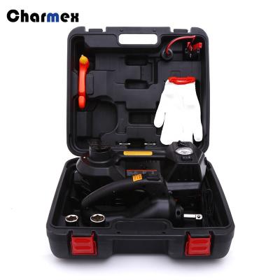 China Auto Repair Tools Charmex 3 In 1 Personal Car Jacks Tool Kit Electric Hydraulic Floor Car Jack 5 Ton Motor Power 150W for sale