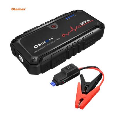 China LED Flashlight Charmex Custom Power Car Jump Starter Kit For 6.0L Gas&4.0L Auto Portable Diesel for sale