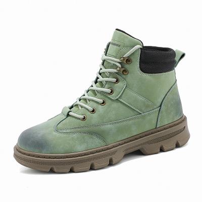 China Around 2022 New Style Well-designed Men's Martin Shoes Boots Fashion High Top Men's Fashion Boots Wholesale for sale