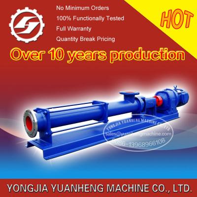 China Transfer high or low viscos liquid mono screw pump for honey and slurry made of stainless steel for sale