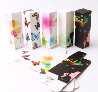 China Handmade Customized Printing Packaging Paper Lip Gloss Box Maker for sale