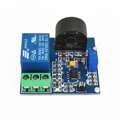 China Universal AC 12V Overcurrent Protection Sensor Module Current Detection Relay Module for sale