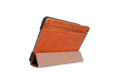 China Shock Absorbing Ipad Mini Leather Folio Case for sale