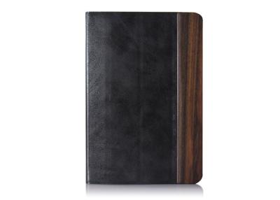 China Black Ipad Mini Leather Folio Case / Genuine Leather Tablet Protective Covers for Men for sale