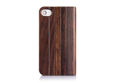 China Handmade Bois De Wood Cell Phone Case , Iphone 4 / 4S Back Covers for sale