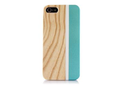 China Luxury Colorful Wood and PC Combo Apple Iphone Protective Case for Girls or Boys for sale