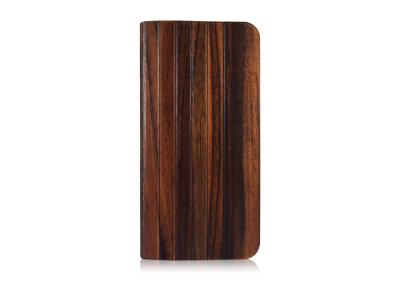 China Wooden Customizable Cell Phone Cases Apple iPhone 6 Real Leather Back Covers for sale