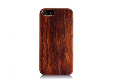 China Real Wood Hard Cover Phone Cases iPhone 5 Wooden Back Mobile Case , Anti-scratch for sale