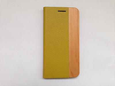 Chine Cas en cuir de luxe de téléphone portable protecteur, cas en bois de secousse à vendre