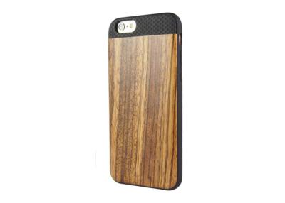 China Lightweight Wooden Cell Phone Case Customized Hand Polished for sale