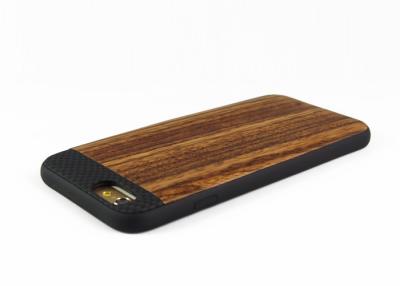 China Eco-friendly Natural Wooden Mobile Phone Case Shinning PC Soft TPU for sale