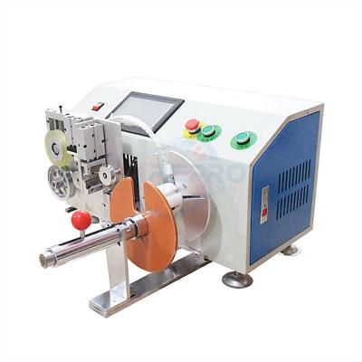 China Winding cable measuring and small slitter wire spool rewinding and tying bundling machine for sale