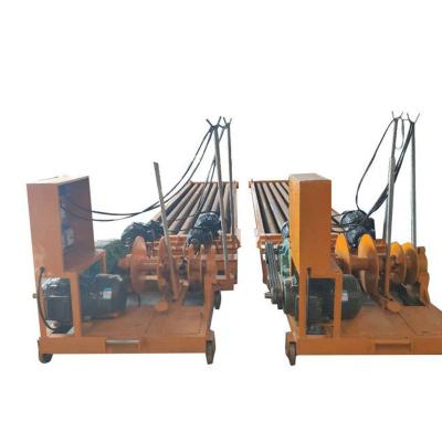 China Easy Operation Concrete hollow core roofing slab forming machine vibrating and molding equipment for sale