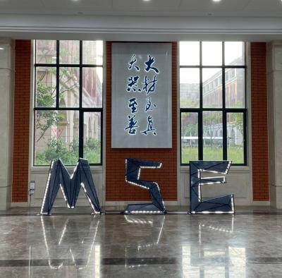 China Customized Modern High Quality Durable Stainless Steel Letter Sculpture With Decorative Led Light For Home Decor for sale