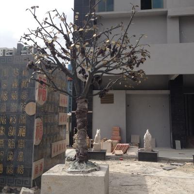 China Modern high quality large art tree sculpture metal abstract bronze sculpture durable for garden decoration for sale