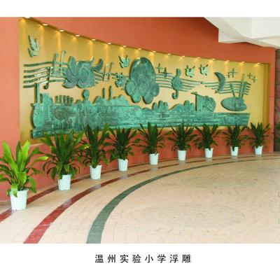 China Durable contemporary high quality 3d wall art bronze relief sculpture for sale for sale