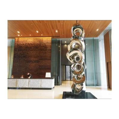 China Durable Manufacturer Wholesale Stainless Steel Abstract Art Sculpture For Indoor Decor for sale