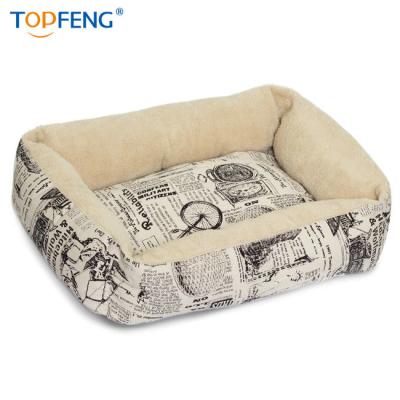 China Sustainable Pet Bed Log Style for sale