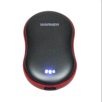 China Fast Charging Support 4000mah Rechargeable Hand Warmer With Mobile Phone USB For Outdoor for sale