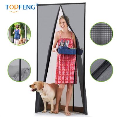 China Modern Mesh Magnetic Insect Door Screen for sale