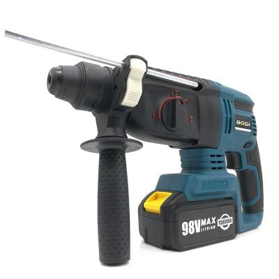 China Factory price hot sale 21V industrial cordless machine- rechargeable battery rotary hammer drill 320X250X80mm for sale