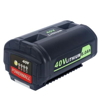 China Machine- the rechargeable battery 40 watt battery for the Ryobi OP40401 electric mower for sale