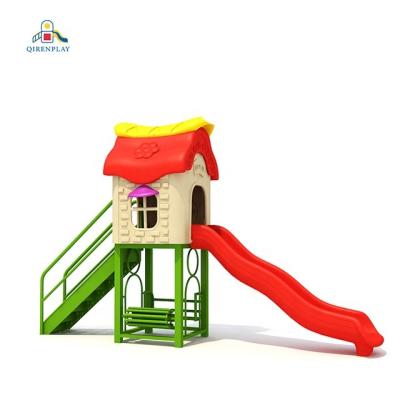 China 3-12years Wholesale Commercial Plastic Small Swing Slide Game Set Indoor Playroom School Playground Equipment for sale