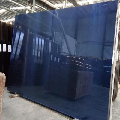 China REFLECTIVE GLASS SHEET 8MM DARK BLUE GLASS Customized from TAIWAN FACTORY PRICE 4MM 5MM 6MM for sale