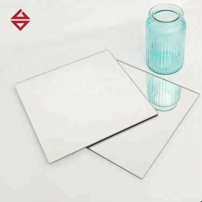 China Minimalist TRIPPED ULTRA CLEAR LOW TO IRON MONEY COTAED SUPER WHITE MIRROR GLASS PRICE for sale