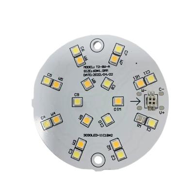 China Customizable smd led pcb panel bulb lamp lighting LED FR4 aluminum lighting pcb panel 94v0 pcb fabrication for sale