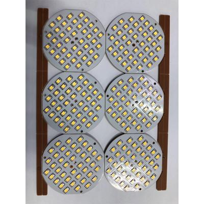 China OEM Customizable Waterproof Aluminum High Demand White LED Round PCB LED Module Case Panel PCB PBCA Layout Services Waterproof PCBA for sale