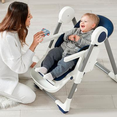 China Mordern factory supply attractive price luxurious baby dining chair organic baby highchair chair wheels for sale