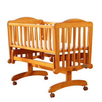 China Wholesale Customized Durable+adjustable+Mobile Crib High Quality Cot Bed Frame Durable+adjustable+Mobile Solid Wood Baby Crib Mattress for sale