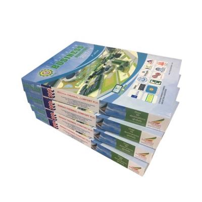 China paper & Cardboard binding sewing softcover book with pictures printing for sale