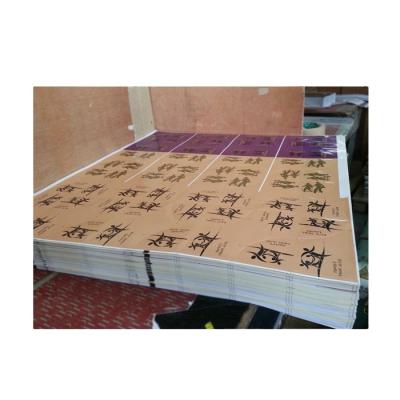 China paper & Custom die cut cardboard sticker, paper sticker printing with cheap price for sale