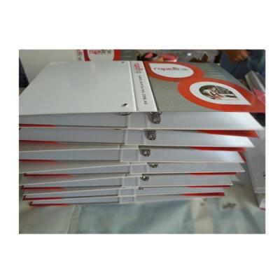 China paper & Strong cardboard quality product printing 2/3/4 ring binder for sale