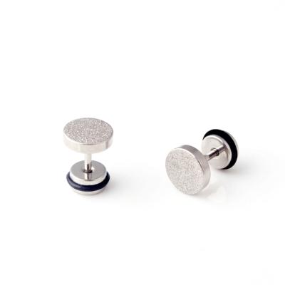 China Stainless Steel Glitter Mens Earring 316L Surgical Steel Ear Piercing Studs for sale