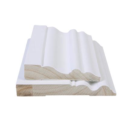 China Factory Direct Sale Modern Gesso White Primed Board Wainscoting Wood Cladding Panel for sale