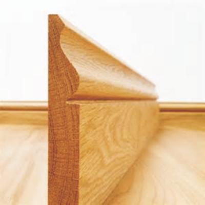 China Low price sale modern paulownia skirting board wooden skirting board environmental flexible wpc skirting for sale