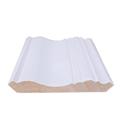 China Crown molding factory direct sales ceiling paulownia cornice crown primed coving molding for building material for sale