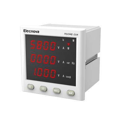 China Elecnova PD194E-2S4 120*120mm 3 Phase AC Bi-direction Energy Electric Current Digital Meter rs485 PD194E-2S4 for sale