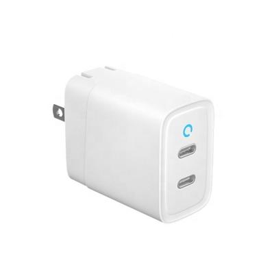 China High Speed Charge 45W PD High quality 2x Tpec-C fast charging charger for Iphone Andorid power adapter charger for sale