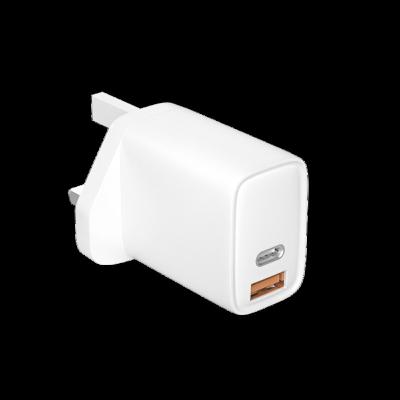 China Qc 3.0 Fast Charger 33W PD fortress double Type C fast charger for Iphone Android charging for sale