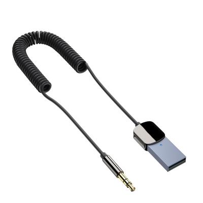 China Multi Function Data Transfer Cable 5.0 Bluetooth Audio Receiver Aux for car for mobile phone bluetooth for sale